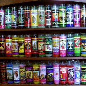 LAVENDER LOVE DROPS CANDLE: GLASS ENCASED VIGIL